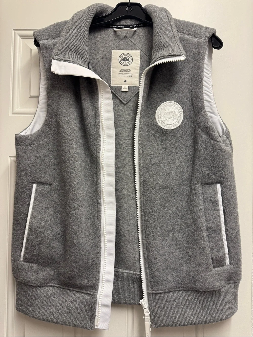 Canada Goose Gray Fleece Vest UNISEX